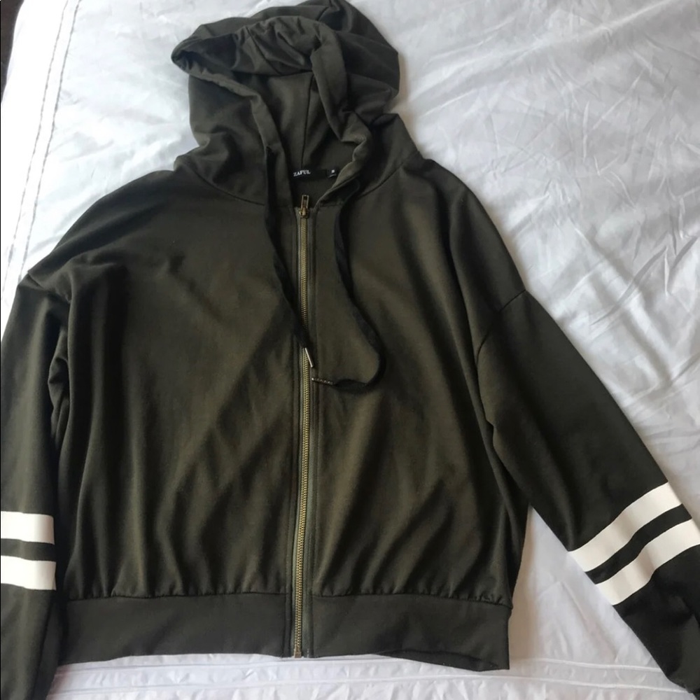 Zaful Green Jacket